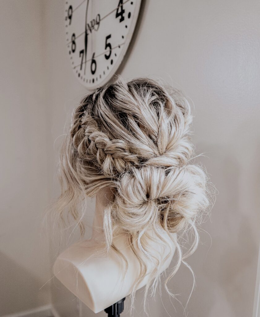 Gorgeous bridal updo